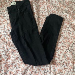 Garage mid rise black jeans